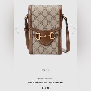 GUCCI HORSEBIT 1955 Mini Bag Crossbody